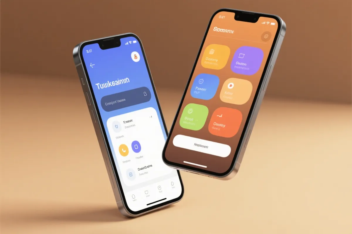 移动端界面示意